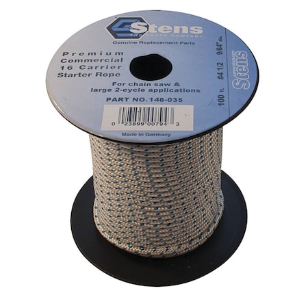 Solid Braid Starter Rope 146-035 For #4 1/2 Solid Braid 100'